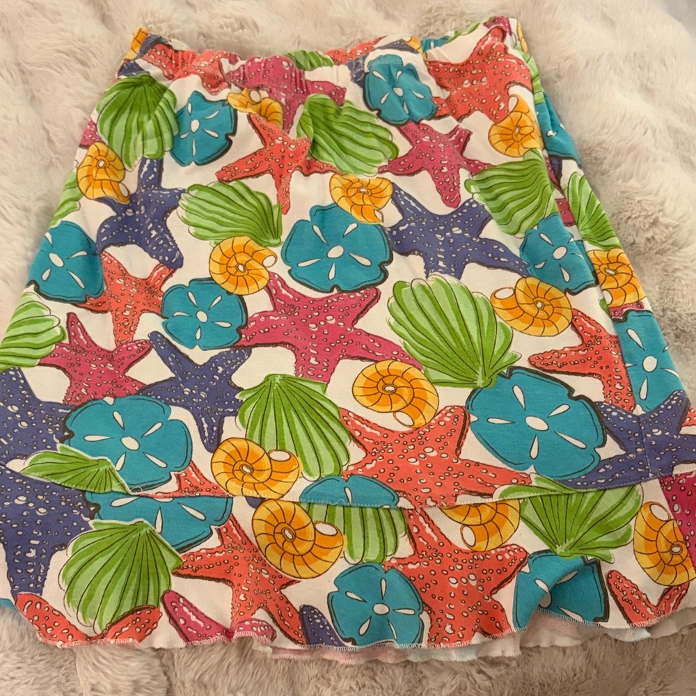 Lulu-B Vibrant Sea Life A-Line Skirt